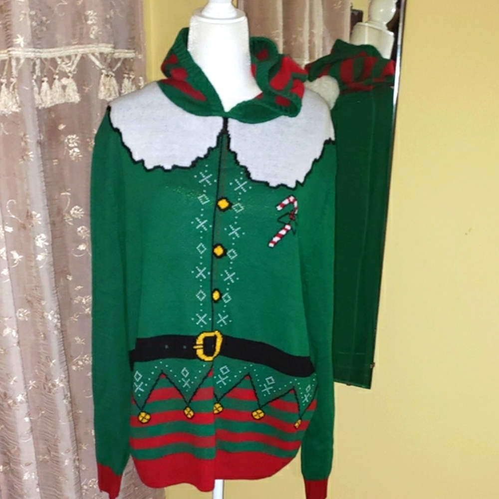 🆕️The Rail | Green Elf Sweater